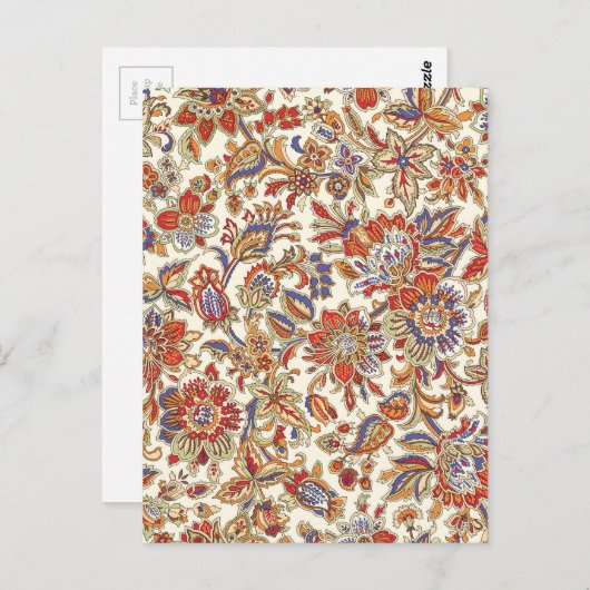 Carte Postale collection batik no 1 (Devant / Derrière)