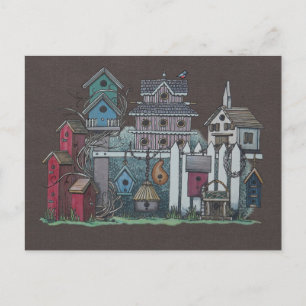 Carte Postale Collection Birdhouse