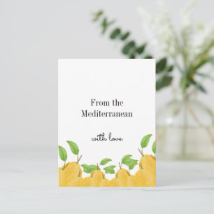 Carte Postale Collection Bloom Lemon 