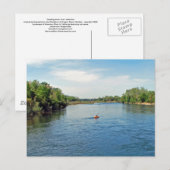 Carte Postale collection "cap down river" (Devant / Derrière)