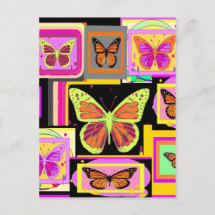 Carte Postale Collection d'art papillon Monarque de Sharles