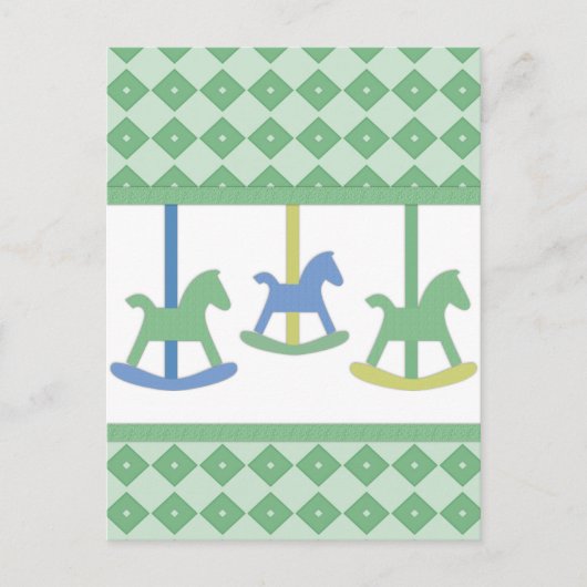 Carte Postale Collection de carrousels pour bébés (Devant)