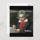 Carte Postale Collection de chefs-d'oeuvre classique Beethoven (Devant / Derrière)