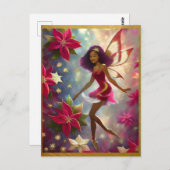 Carte Postale Collection de fées de Noël Tint de Plum Coiffure n (Devant / Derrière)