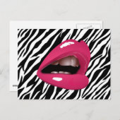 Carte Postale Collection de lèvres DIVA (Devant / Derrière)