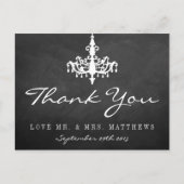 Carte Postale Collection de Mariage Chandelier élégant (Devant)