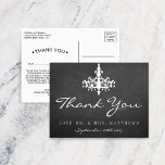 Carte Postale Collection de Mariage Chandelier élégant<br><div class="desc">Cartes postales élégantes en Mariage Chandelier Collection  Merci.</div>