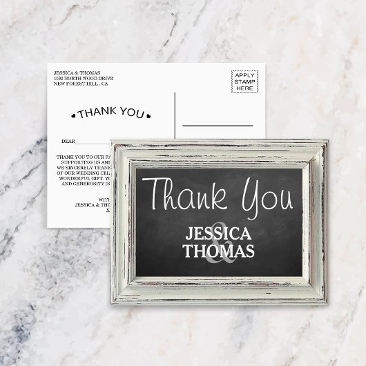 Carte Postale Collection de Mariage de cadre et de tableau de bo