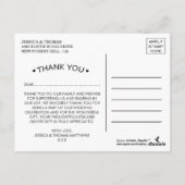 Carte Postale Collection de Mariages de couronnes florales Kraft (Dos)