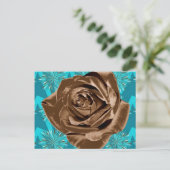 Carte Postale Collection de motifs "Rose de chocolat" (Debout devant)