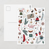 Carte Postale Collection de Noël Hygge (Devant / Derrière)