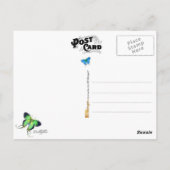 Carte Postale Collection de papillons colorés (Dos)