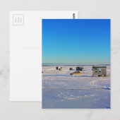 Carte Postale Collection de pêche sur glace (Devant / Derrière)