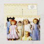 Carte Postale Collection de poupées (Devant / Derrière)