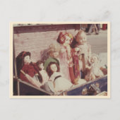 Carte Postale Collection de poupées vintage (Devant)