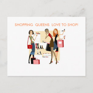 CARTE POSTALE COLLECTION DE REINE SHOPPING