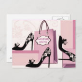 CARTE POSTALE COLLECTION DE REINE SHOPPING (Devant / Derrière)