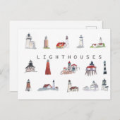 Carte Postale Collection des phares (Devant / Derrière)