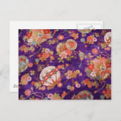 CARTE POSTALE COLLECTION D'IMPRESSION DE KIMONO DE GLOBE DE (Devant / Derrière)