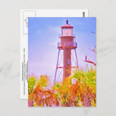 Carte Postale Collection du phare de Sanibel (Devant / Derrière)