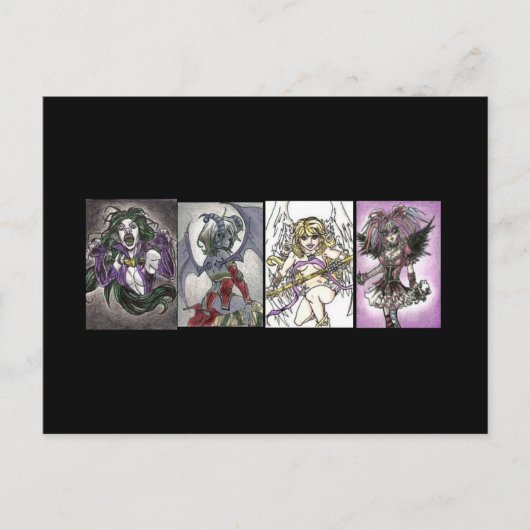 Carte postale Collection Good and Evil Art (Devant)