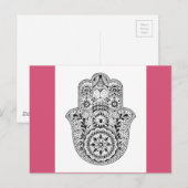 CARTE POSTALE COLLECTION HAMSA (Devant / Derrière)