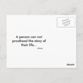 Carte Postale Collection Heroes in History - l'histoire (Dos)