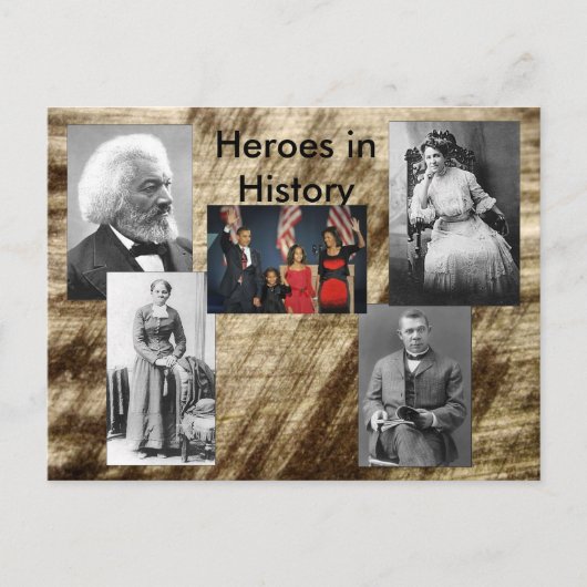 Carte Postale Collection Heroes in History - l'histoire (Devant)