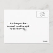 Carte Postale Collection Heroes in History - Succès (Dos)