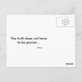 Carte Postale Collection Héros de l'Histoire (Dos)