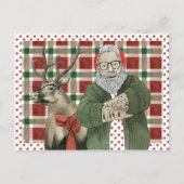 Carte Postale Collection Hipster Père Noël (Devant)