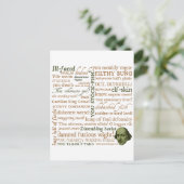 Carte Postale Collection Insultes Shakespeare (Debout devant)