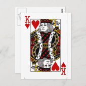 Carte Postale Collection King of Hearts (Devant / Derrière)