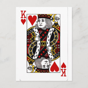 Carte Postale Collection King of Hearts