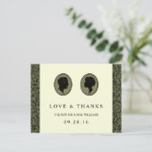 Carte Postale Collection Mariage Silhouette Art Déco (Debout devant)