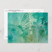 Carte Postale Collection "Mystical Garden - Cascade" originale (Devant / Derrière)