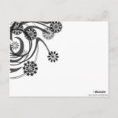 Carte Postale Collection noire et blanche (Dos)