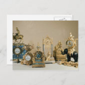 Carte Postale Collection Pendules de Paris (Devant / Derrière)