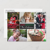 Carte Postale Collection photo moderne Joyeux Noël (Devant / Derrière)