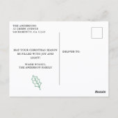 Carte Postale Collection photo moderne Joyful Wings Noël (Dos)