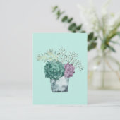 Carte Postale Collection plante Happy | Succulents (Debout devant)