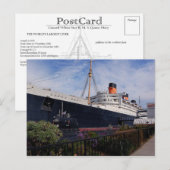Carte Postale Collection Queen Mary RMS (Devant / Derrière)