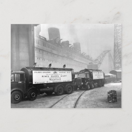 Carte Postale Collection Queen Mary RMS (Devant)