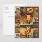 Carte Postale Collection Red Fox (Devant / Derrière)