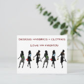 CARTE POSTALE COLLECTION REINE DU SHOPPING (Debout devant)