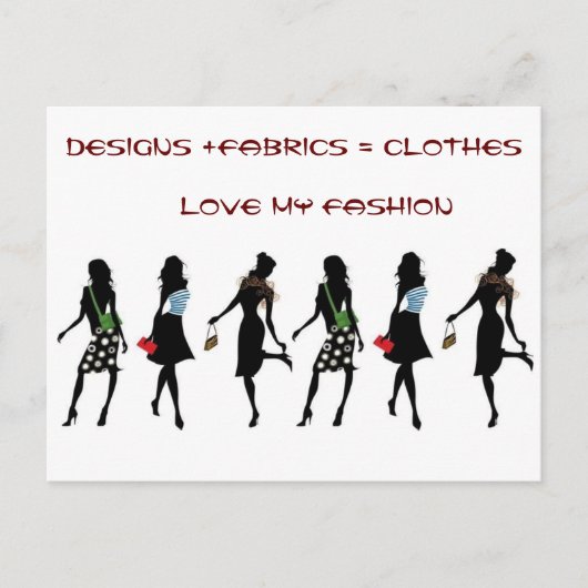 CARTE POSTALE COLLECTION REINE DU SHOPPING (Devant)