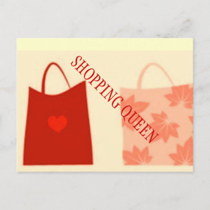 CARTE POSTALE COLLECTION REINE DU SHOPPING