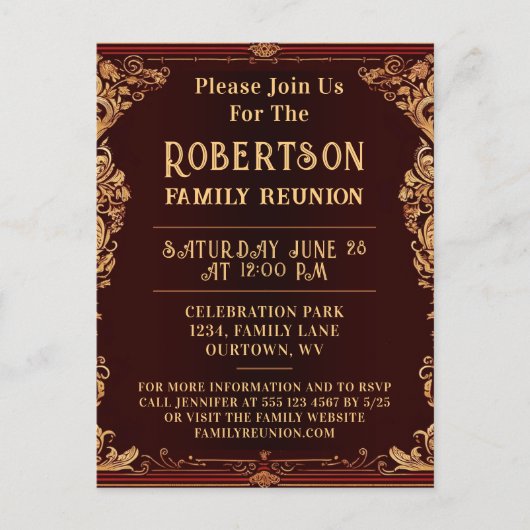 Carte Postale Collection Réunion familiale (Devant)