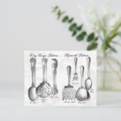 Carte Postale Collection Silverware (Debout devant)