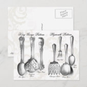 Carte Postale Collection Silverware (Devant / Derrière)